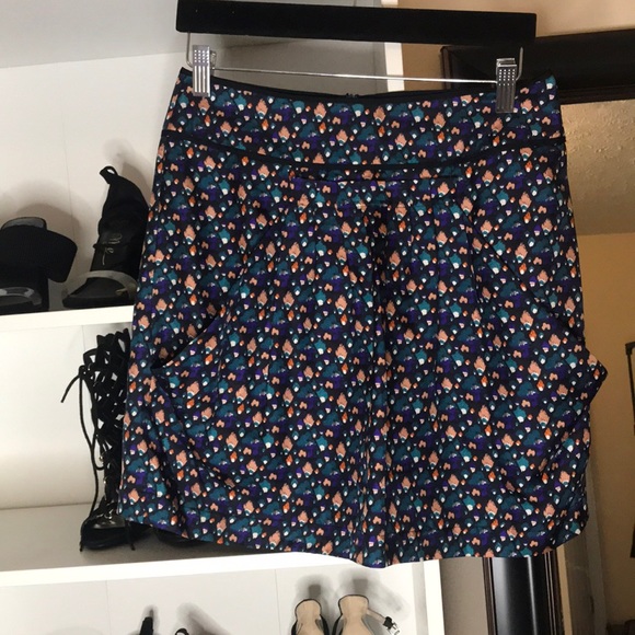 See By Chloe printed mini skirt size 4 - Picture 1 of 7